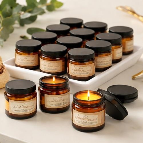 30ml Amber jar candle